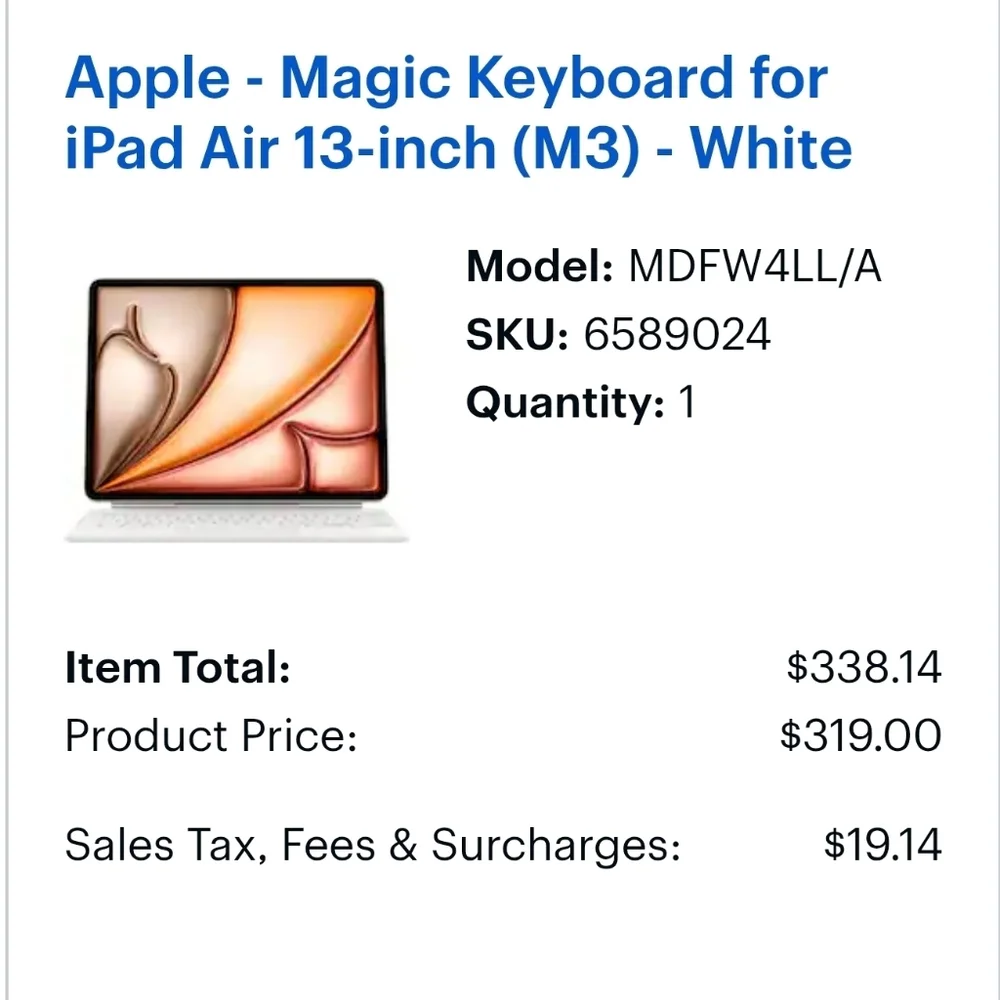 Apple - Magic Keyboard for iPad Air 13-inch (M3)